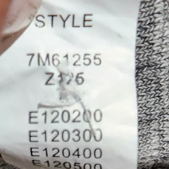 Lucky Brand Pullover Men XL Twisted-Slub Henley Shirt Heathered Grey 3 Button - Picture 7 of 8